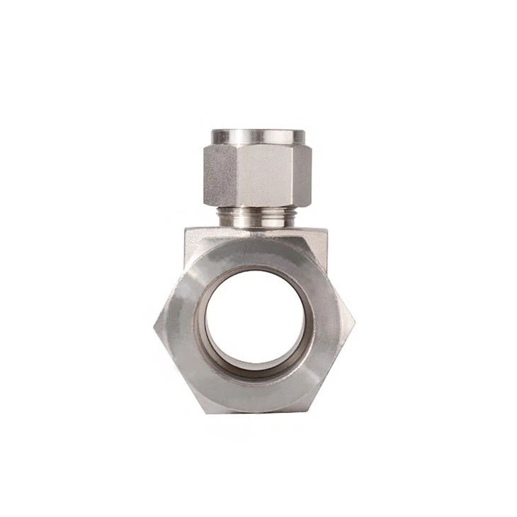 Stainless Steel Double Ferrules Branch Reducing Tee